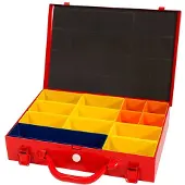 4Tecx Sysbox 335X230X70mm Rood 13-Vaks
