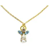 Bloom Engel kristal december - Blauwe Zirkoon