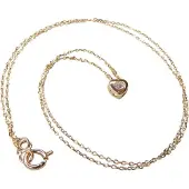 Christian 14 karaat ketting hart