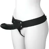 Fetish Fantasy - strap-on holle dildo - zwart