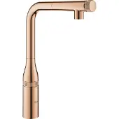 GROHE Essence Smartcontrol Keukenkraan - uittrekbare sproeikop - 360 graden draaibaar - warm sunset (brons) - 31615DA0