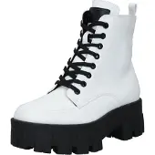 GUESS Vesna - Veterboots met plateauzool - Ritssluiting - Wit