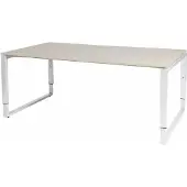 Schaffenburg Vergadertafel - Verstelbaar - 180x100 robson - wit frame