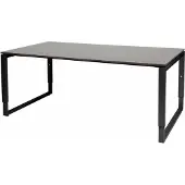 Schaffenburg Vergadertafel - Verstelbaar - 180x100 logan - zwart frame