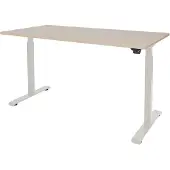 Schaffenburg Dextro Basic Zit-sta-bureau Rechthoekig Eiken T-Voet 1.200 (B) x 800 (D) x 705 (H) mm Melamine