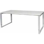 Schaffenburg Verstelbaar Bureau - Domino Plus 180x90 grijs - alu frame
