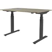 Schaffenburg Zit Sta Bureau - Plus Elek 140x80 robson -zwart frame
