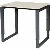 Schaffenburg Verstelbaar Bureau - Plus 80x60 robson - zwart frame
