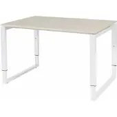 Schaffenburg Verstelbaar Bureau - Plus 120x80 robson - wit frame