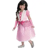 Rubies Barbie Jurk Prinses Rosebud -Maat 92