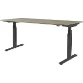 Schaffenburg Zit Sta Bureau - Plus Elek 180x80 robson - zwart frame