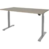 Schaffenburg Dextro Basic Zit-sta-bureau Rechthoekig Eiken T-Voet 1.800 (B) x 900 (D) x 705 (H) mm Melamine