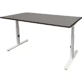 Schaffenburg Verstelbaar Bureau - Linesto 200x80 logan - wit frame