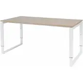 Schaffenburg Verstelbaar Bureau - Plus 160x80 robson - wit frame