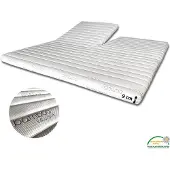 Bamboo Split Topper-Topmatras 160/200 Koudschuim HR55 9cm
