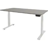 Schaffenburg Dextro Plus Zit-sta-bureau Rechthoekig T-Voet 1.600 (B) x 800 (D) x 645 (H) mm Melamine
