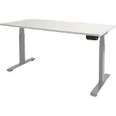Schaffenburg Dextro Plus Zit-sta-bureau Rechthoekig T-Voet 1.400 (B) x 800 (D) x 645 (H) mm Melamine