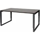 Schaffenburg Verstelbaar Bureau - Plus 160x90 logan - zwart frame