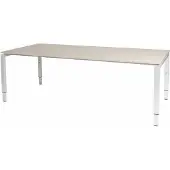 Schaffenburg Vergadertafel Domino - 220x100 robson - wit frame