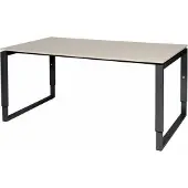 Schaffenburg Verstelbaar Bureau - Plus 160x90 robson - zwart frame