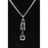 MOOYE ® - Collectie Zilveren Zuiger ketting hanger