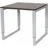 Schaffenburg Verstelbaar Bureau - Domino Plus 80x80 logan - alu frame