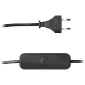 Lybardo LED 0-75W Snoer Dimmer Zwart - Fase Afsnijding - Elektronische zekering
