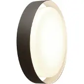 Marset Wandlamp buiten Plaff-on!, dimbaar, zwart, Aluminium, Design, Wandlamp buiten