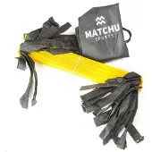 Matchu Sports Speedladder - Geel/zwart - 5 meter