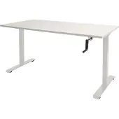 Schaffenburg Dextro Slinger Zit-sta-bureau Rechthoekig T-Voet 1.400 (B) x 800 (D) x 705 (H) mm Melamine