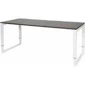 Schaffenburg Verstelbaar Bureau - Domino Plus 180x80 logan - wit frame