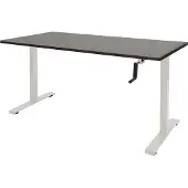 Schaffenburg Dextro Slinger Zit-sta-bureau Rechthoekig Eiken T-Voet 1.200 (B) x 800 (D) x 705 (H) mm Melamine