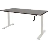 Schaffenburg Dextro Slinger Zit-sta-bureau Rechthoekig Eiken T-Voet 1.400 (B) x 800 (D) x 705 (H) mm Melamine