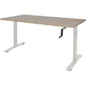 Schaffenburg Dextro Slinger Zit-sta-bureau Rechthoekig Kersen T-Voet 1.400 (B) x 800 (D) x 705 (H) mm Melamine