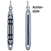 MOOYE ® - Collectie Zilveren Atlantis ketting hanger
