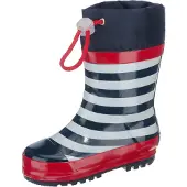 Playshoes Regenlaarzen 'Maritim' donkerblauw / rood / wit