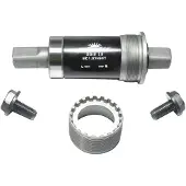 Sunrace Trapas voor stadsfiets - staal - BSA draad - 68/122 mm - zilver/zwart