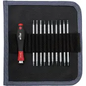 Wiha System 4 269 T11 Wisselklingset 11-delig Plat, Kruiskop Phillips Werkplaats