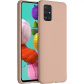 Accezz Liquid Silicone Backcover voor de Samsung Galaxy A51 - Roze