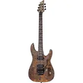 Schecter Omen Elite-6 FR Charcoal elektrische gitaar