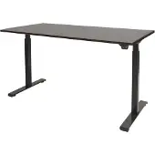 Schaffenburg Dextro Basic Zit-sta-bureau Rechthoekig Eiken T-Voet 1.200 (B) x 800 (D) x 705 (H) mm Melamine