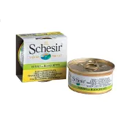 Schesir Complements tonijn met kleine ansjovissen (in bouillon) natvoer kat (blikjes) 1 tray (12 x 70 g)