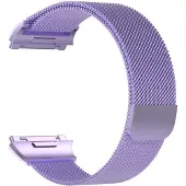 Shop4 - Fitbit Ionic Bandje - Metaal Paars