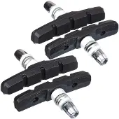 Xlc BS-V01 Remblokjes V Brake - Set van 4 - 70mm - Zwart/Rood