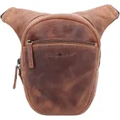 Greenburry Vintage Biker Fanny Pack Leer 20 cm brown