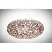 Design Hanglamp woonkamer Ufo white capiz schelp 40 cm