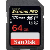 SanDisk SDXC Extreme Pro 64GB 170MB/s
