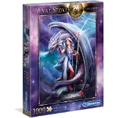 Clementoni Puzzle 1000 pièces Anne Stokes Dragon Mage