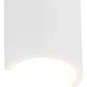 QAZQA Moderne wandlamp wit rond - Colja Novo