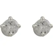 Ralph Lauren Oorbellen zilver / transparant